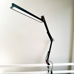 LED Desk Lamp, Metal Swing Arm with Clamp- Rose Gold & Black W/ FREE GIFT!